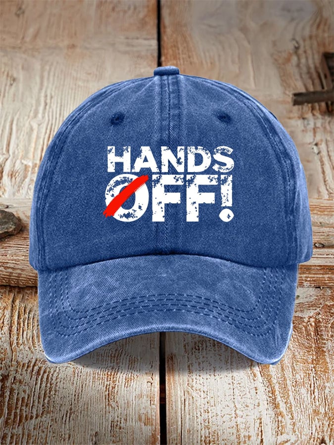 🔥Buy 3 Get 15% Off🔥Unisex Hands Off Protest  Print Hat