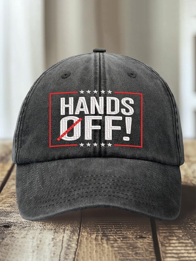 🔥Buy 3 Get 15% Off🔥Unisex Distressed Washed Cotton FDT “Hands Off ” Hat
