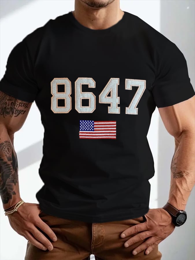 🔥Buy 3 Get 15% Off🔥Men's Retro Fdt Print Casual T-Shirt
