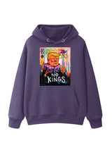 Unisex  No Kings In America Print Casual  Hoodie