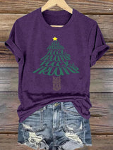 🔥Buy 3 Get 15% Off🔥Women's  Funny Christmas Tree With fdt T-Shirt