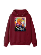 Unisex  No Kings In America Print Casual  Hoodie