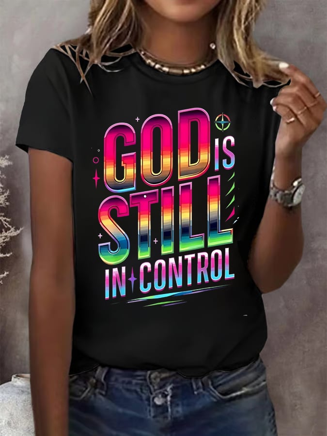 Women's Floral Christian  T-shirt