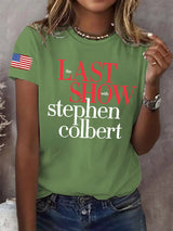 Retro Last Show Print T-Shirt