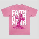 Faith Over Fear Printed Women's T-shirt