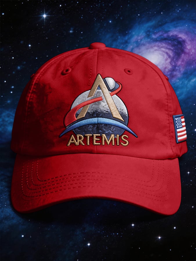 Unisex Artemis II 2026 Rocket Launch Print Hat