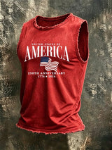 Men'S Casual Printed Vest