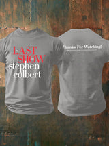 Men's Retro Last Show Print T-Shirt