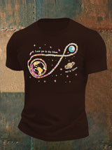 Men's  Fun Planet Print T-Shirt
