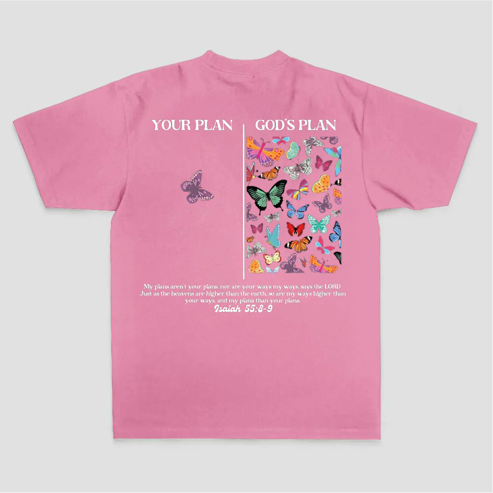 Your Plan God's Plan Printed Women's T-shirt