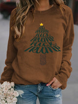 🔥Buy 3 Get 15% Off🔥Women's  Funny Christmas Tree With fdt   Sweatshirt