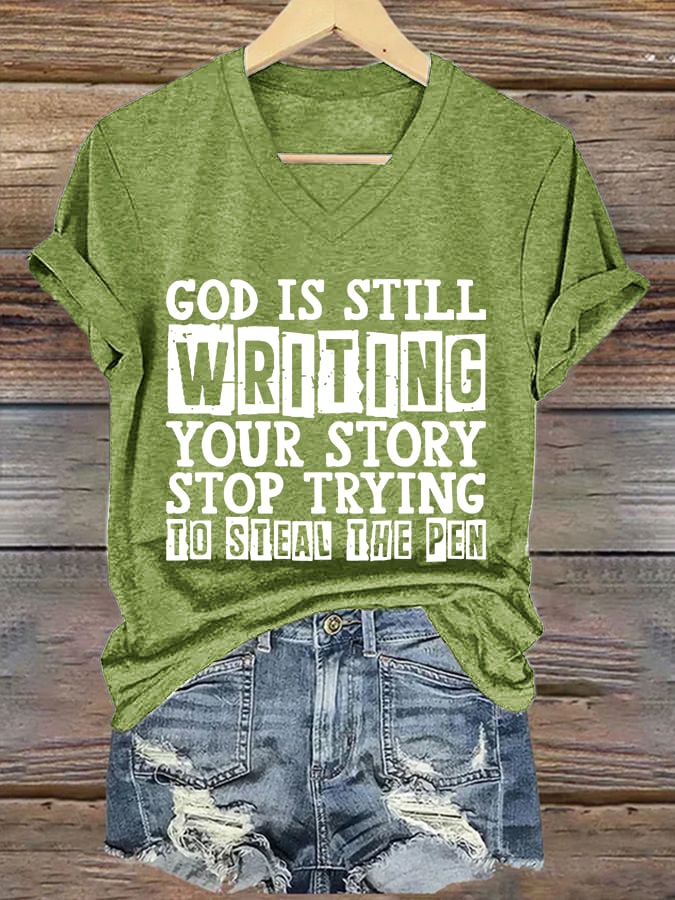 Women'S Casual Faith Short Sleeve T-Shirt