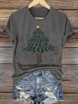 🔥Buy 3 Get 15% Off🔥Women's  Funny Christmas Tree With fdt T-Shirt