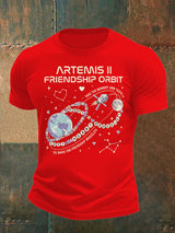 Men's  Fun Planet Print T-Shirt