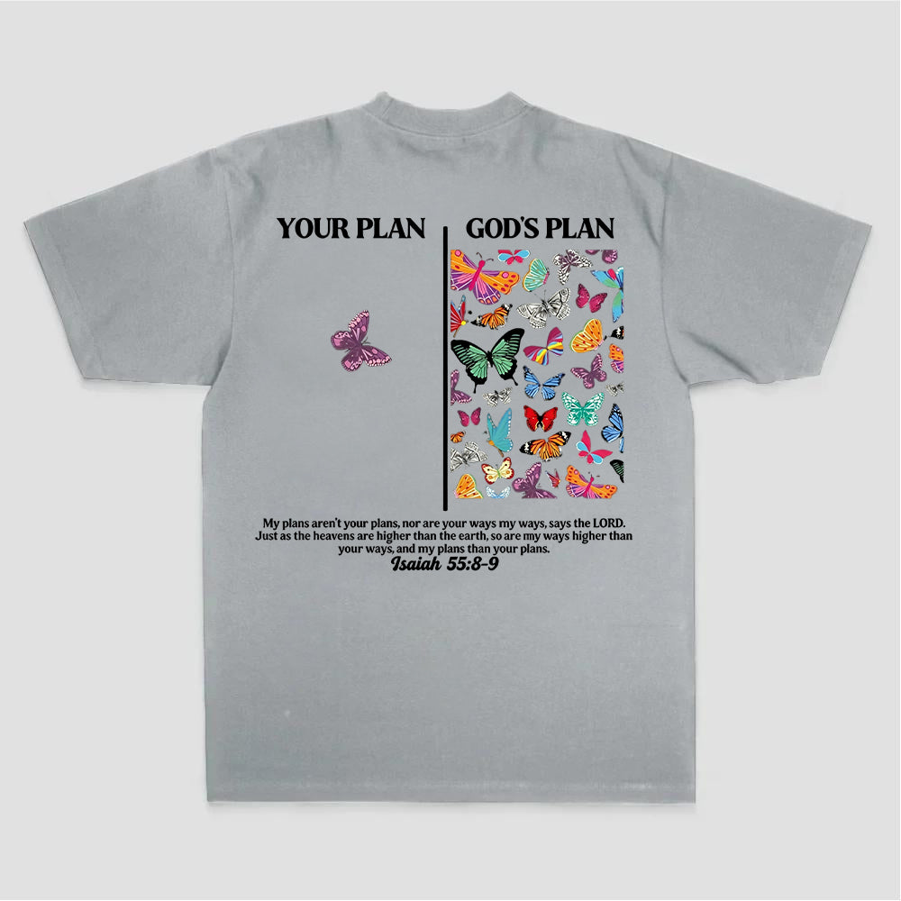 Your Plan God's Plan Printed Women's T-shirt