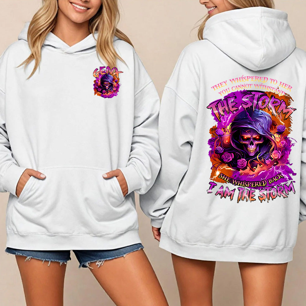 “They whispered, ‘You can’t withstand the storm.’ She whispered back, ‘I am the storm." shirt. Customize Gen X Shirt.