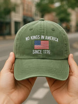🔥Buy 3 Get 15% Off🔥No Kings In America Print Baseball Cap