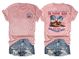 🔥Buy 3 Get 15% Off🔥We’ll put a boot in your ass it’s the American Way  T-Shirt
