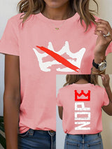 🔥Buy 3 Get 15% Off Women's  America has no kings Printed Casual T-Shirt