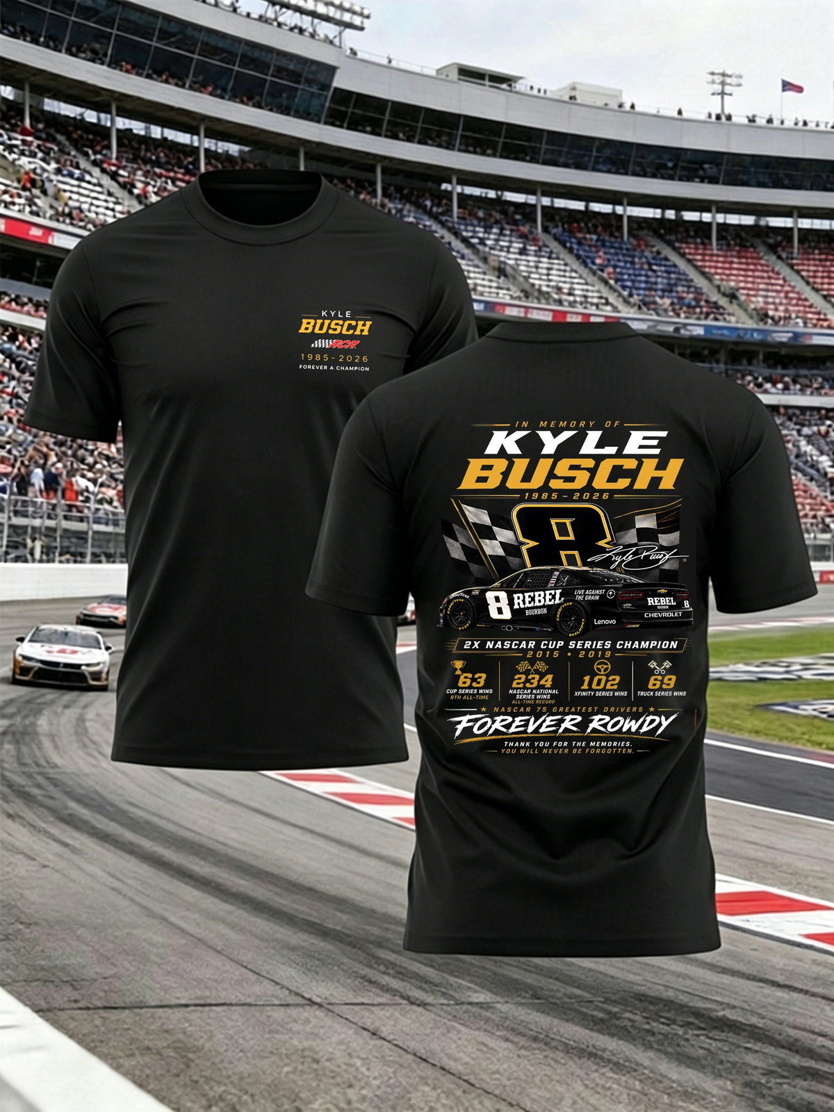 Men's Commemorative Racing Driver Print T-Shirt