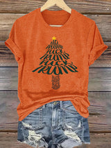 🔥Buy 3 Get 15% Off🔥Women's  Funny Christmas Tree With fdt T-Shirt