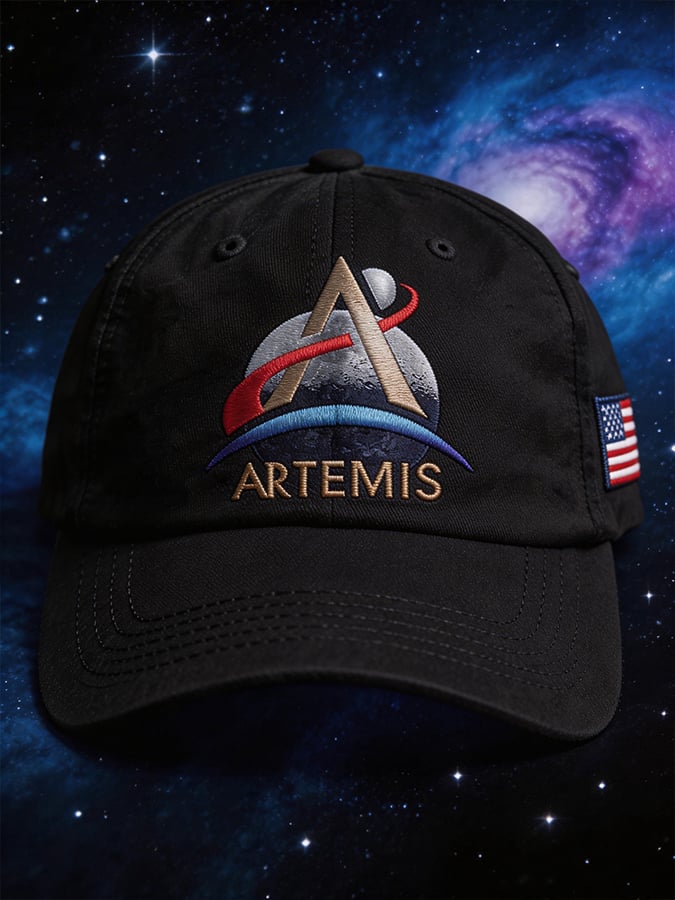 Unisex Artemis II 2026 Rocket Launch Print Hat