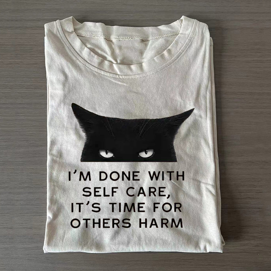 Cat That Gave Up Self-comfort T-shirt