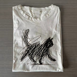 Minimalist Cat T-shirt