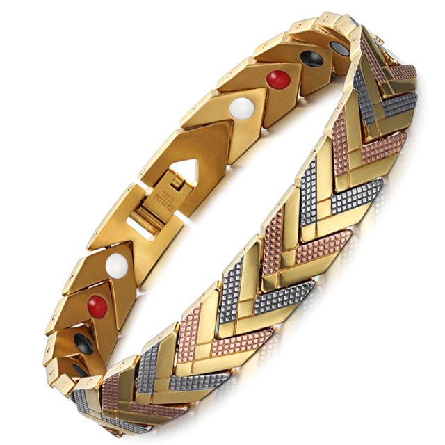 BunnyKachu Magnetic Bracelets for Women, Rose Gold bracelet for Friendship Bracelets,18k gold bracelet with Link Remove Tool Included 7.5"-8.5" Adjustable